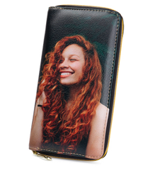 CWA100580 - Personalized Photo Wallet with Butterfly