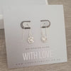 Shona 925 Sterling Silver dangle earrings, Size: 9mm