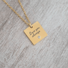 personalized ID Necklace gold