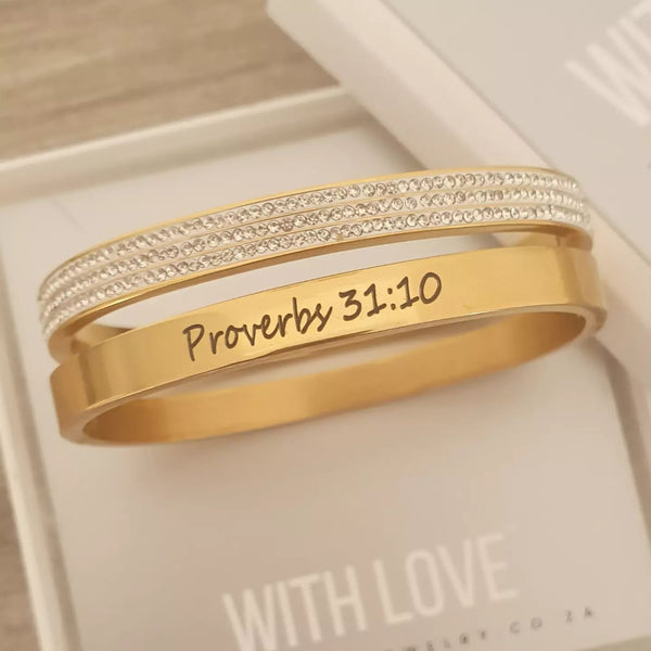 Personalized Bangle Charis Jewelry SA