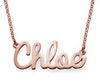 Rose Gold Plated Personalized Name Necklace