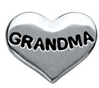 FLC65-LF13 - Grandma Heart floating charm for floating locket necklace