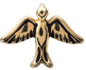 Sparrow, Silver or Gold Tone floating charm 