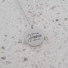 Jessica Personalized 21st Necklace, Stainless Steel (SILVER, GOLD OR ROSE GOLD, READY IN 3 DAYS)