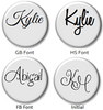 FLPD1 - Personalized Name Disc for Floating locket Necklace, Stainless Steel