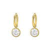 Gold Round Hoop earrings online shop in South Africa