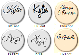 Personalized Name Disc for Floating locket Necklace