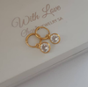 Gold Hoop Crystal Earrings, online jewelry shop south africa