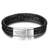 Personalized bracelet wrist strap for men stainless steel