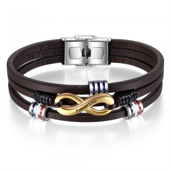 Men's personalized wrist strap bracelet