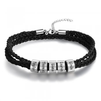 Mens customized bracelet deals