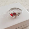personalized heart ring