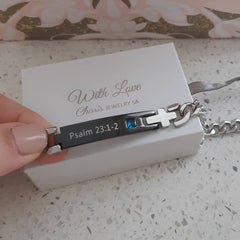 Men's personalized jewelry gift bracelet online shop in South Africa