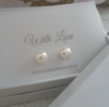 Sterling Silver Freshwater pearl ear stud earrings online store SA