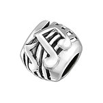 Sterling silver muisc notes european charm bead