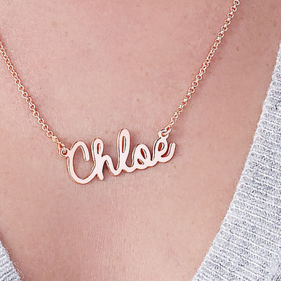 CNE111455RG - Rose Gold Plated Personalized Name Necklace