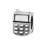 Sterling silver cell phone european charm bead
