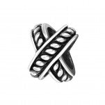 A203-C14939 - 925 Sterling Silver Knot Charm, European Charm Bead