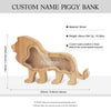 ÇFA100942 - Cat Personalized Money Box Gift for Kids, Wood