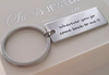 Personalized message keyring, stainless steel, online shop in SA