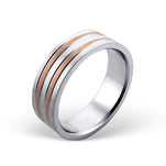 Marlow - Men's Stainless Steel Band Ring