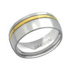 C284-C29067 - Men's Stainless Steel Band Ring, Sizes 8-11
