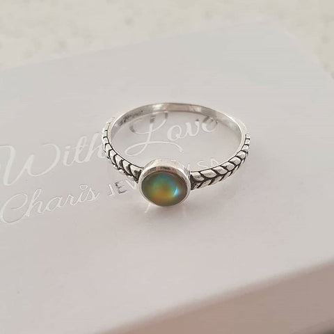 Sterling silver mood ring