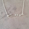 CNE107467 - Personalized Name Necklace, Signature Style, 925 Sterling Silver
