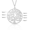 CNE104611 - Sterling Silver Tree of Life Name Necklace