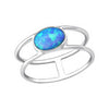 Sterling Silver Azure Opal Ring online shop in South Africa