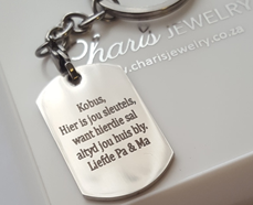 personalized dog tag gift keyring online jewelry store