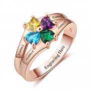 Rose gold personalized ring online shop in South Africa