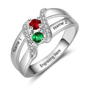 CRI103589 - 925 Sterling Silver Personalized Ring