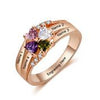 Rose gold personalized ring