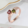 CRI102347 - Rose Gold Plated Personalized Ring (Size 5-12)