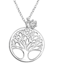 sterling silver tree necklace