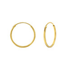 Buy online shop Gold round hoop earrings 18mm South Africa