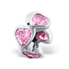 sterling silver hearts pink European charm bead South Africa