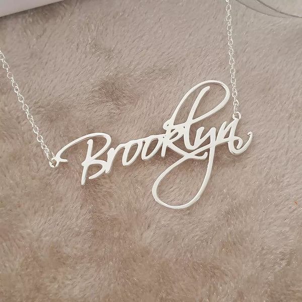 Silver name necklace Charis Jewelry SA