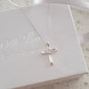 silver Cross necklace
