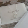 Sterling silver circle necklace online jewellery shop in SA