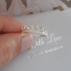 Sterling silver tiara crown ring online shop in SA
