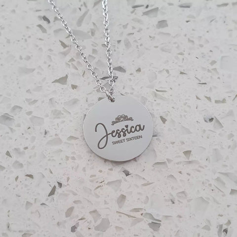 16th birthday necklace gift