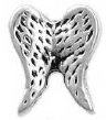 LR13-FLC175 - Wings Floating Charm for Floating Locket Necklace, Silver Tone or Gold Tone