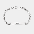 ELLA PERSONALISED SILVER BRACELET (READY IN 3 DAYS)