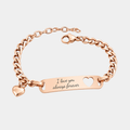 ARABELLA PERSONALISED ROSE GOLD BRACELET (READY IN 3 DAYS)