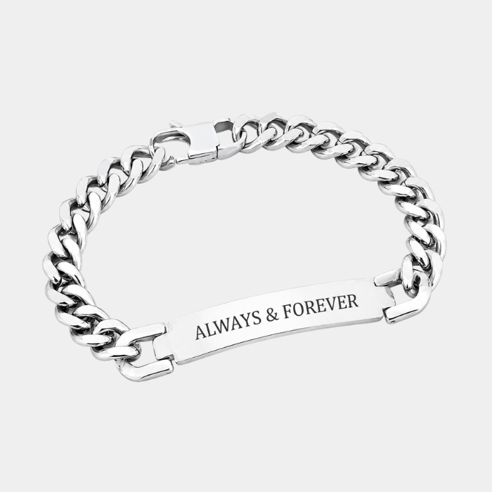 JORDAN MENS PERSONALISED BRACELET (READY IN 3 DAYS)