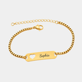 SOPHIA PERSONALISED GOLD BRACELET (READY IN 3 DAYS)