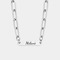 CASSIDY PERSONALISED PIVOT BAR NECKLACE (READY IN 3 DAYS)