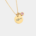 LAMIA GOLD PERSONALISED BIRTHSTONE NECKLACE (READY IN 3 DAYS)